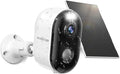 Security Cameras Wireless Outdoor, Battery Powered 2k Color Night Vision, AI Motion Detection, IP66 Weatherproof, 2-Way Talk, SD/Cloud Storage, 2.4Ghz WiFi Cameras for Home Security(with Solar Panel)