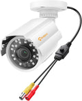 Anlapus 1080P HD Hybrid 4-in-1 Security Camera Outdoor, Night Vision, IP66 Weatherproof, TVI/CVI/AHD/CVBS CCTV Bullet Camera for 1080P/5MP/4K Analog Surveillance DVR System