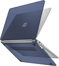 ProCase Protective Case for 15 Inch Microsoft Surface Laptop 7 2024 Release, Hard Shell Transparent Cover with Durable and Lightweight Design -Navyblue