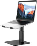 BESIGN LSX6N Laptop Stand, Ergonomic Adjustable Notebook Riser, Computer Holder, Laptop Mount Compatible with 10-15.6" Laptops, Black
