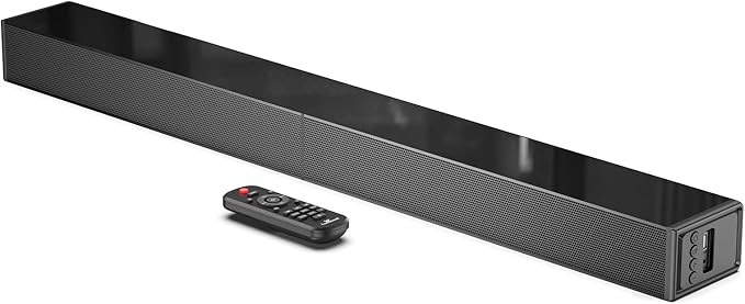 LARKSOUND Sound Bar for TV, Surround Sound System, TV Speaker Soundbar with Bluetooth/HDMI ARC/Optical/AUX/USB, 31 Inch