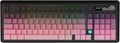 NACODEX Ajazz AK980 V2 Pink Gaming Machanical Keyboard Gift Switch Full Size RGB Gasket Mount 10000mAh Triple Modes Custom Keyboard with Five Layer Pad | Knob Control