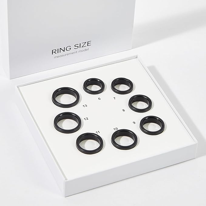 Smart Ring Health Fitness Tracker with GPS Route for Men Women, Step/Heart Rate/Blood Oxygen/Blood Pressure/Sleep Monitoring for iPhone & Andriod, No App Subscription (Sizing Kit Only)