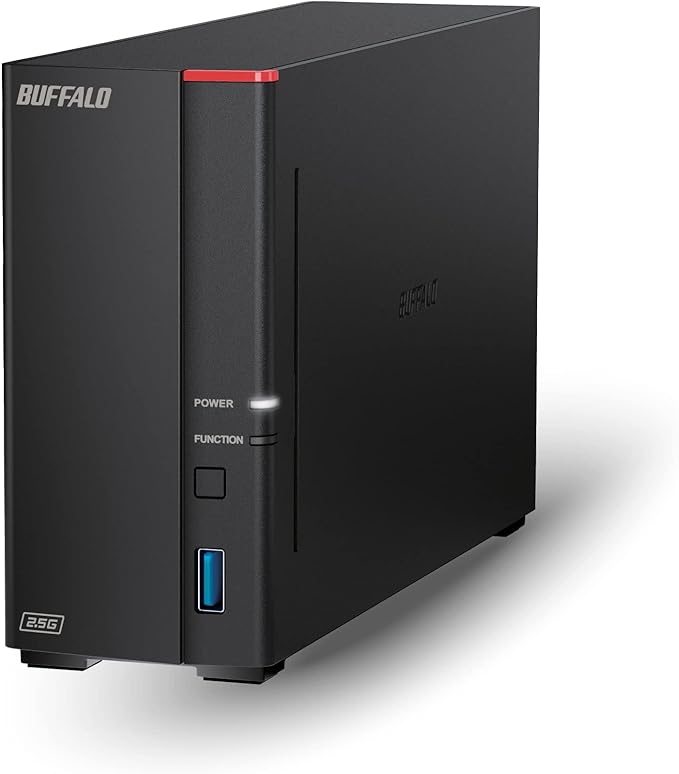 BUFFALO LinkStation 710 8TB 1-Bay NAS Network Attached Storage with HDD Hard Drives Included NAS Storage that Works as Home Cloud or Network Storage Device for Home