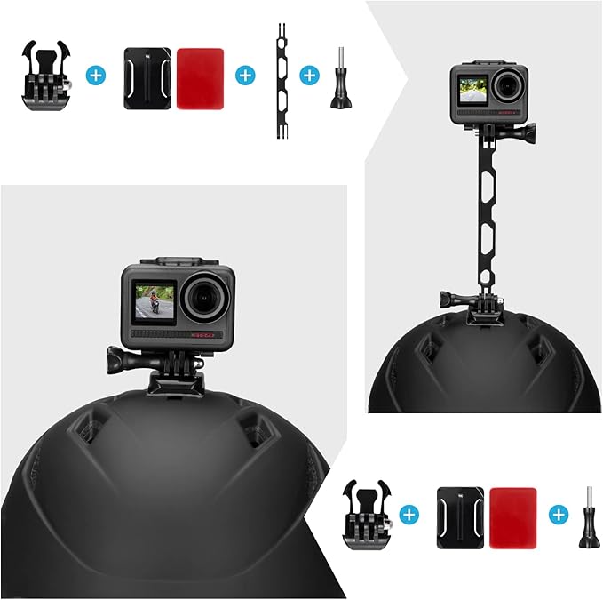 AKASO Action Camera Bike Kit Compatible for EK7000/EK7000 Pro/Brave 4/Brave 4 Pro/Brave 7 LE/Brave 7/Brave 8/V50X/V50 Pro/V50 Elite/GoPro Hero 11 10 9 8 7/DJI/Apexcam Action Camera