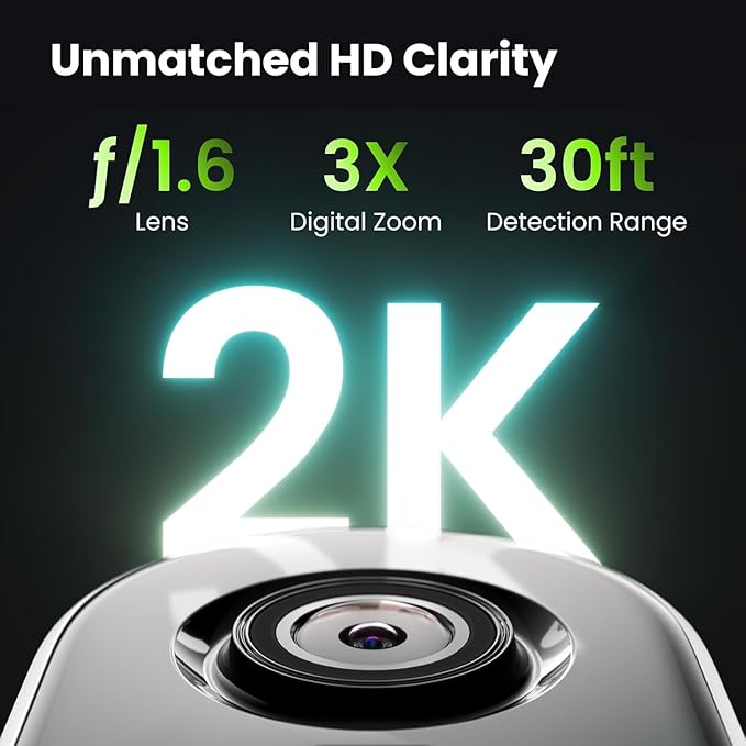 Kiwibit Security Cameras Wireless Outdoor, 2K Outside Camera for Home Security, Battery Camera, Magnetic Mount, AI Detection, Color Night Vision, Spotlight, Waterproof, 2.4GHz WiFi, Cloud & SD Storage