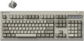 FL·ESPORTS OG104 Tri-Mode Retro Mechanical Keyboard, Full-Size Gasket Mount Gaming Keyboard, Hot Swappable, PBT Keycaps, 4000mAh for Mac/PC - Silent Switches | Gray