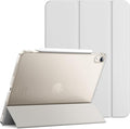 JETech Case ONLY for iPad Air 11-Inch M4/M3/M2 (2026/2025/2024), iPad Air 5/4 (2022/2020 5th/4th Generation 10.9-Inch), Slim Stand Hard Back Shell Cover with Auto Wake/Sleep (Silver)