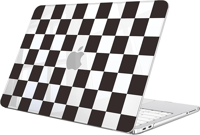 Fintie Case for MacBook Neo 13 Inch A3404 (2026 Release) - Protective Ultra-Thin High Transparency Snap On Hard Shell Cover for MacBook Neo 13" with A18 Pro Chip (Checkered)