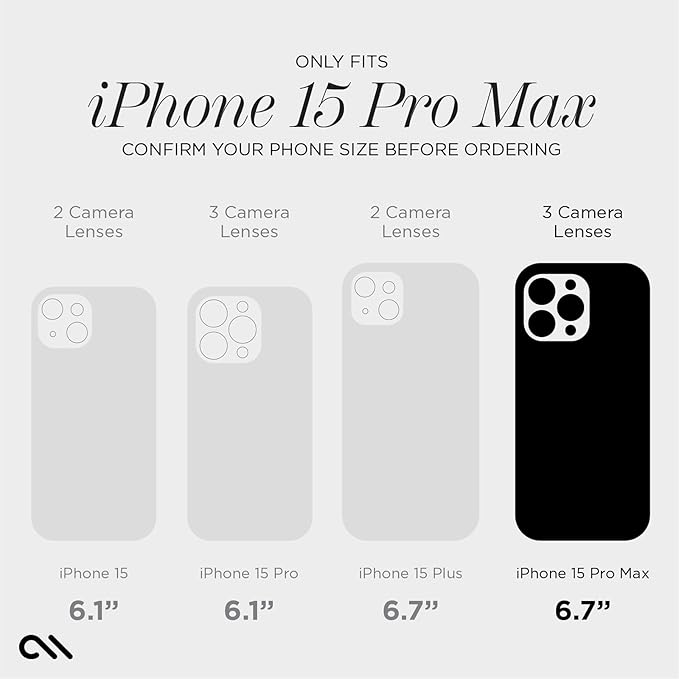 Case-Mate iPhone 15 Pro Max Case for Women - Compatible with MagSafe - 12ft Drop Protection - 6.7" Magnetic Case for iPhone 15 Pro Max - Shockproof, Anti-Scratch Phone Cover - BLOX Iridescent Rainbow
