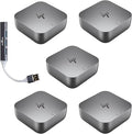 HP 280W G6 Thunderbolt 4 Ultra Dock Port Replicator Bundle w/DKZ Hub AW5M5UT#ABA (Universal Thunderbolt/USB-C Docking Station, Data Transfers to Any Brand Laptop, Single Cable for Charging) 5 Pack