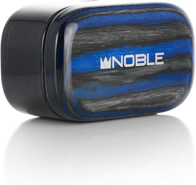 Noble Audio FoKus Prestige Encore The Best Truly Wireless Noise Cancelling Earbuds,Bluetooth in-Ear Headphones,Sound Personalization,10-Minute Fast Charge,Blue