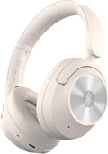 OneOdio Focus A6 Hybrid Active Noise Cancelling Headphones, 75H Playtime, LDAC Hi-Res Lossless Audio, Bluetooth 6.0, Dual Mic ENC Call, Wired ANC via USB-C, Wireless Over Ear (Black)