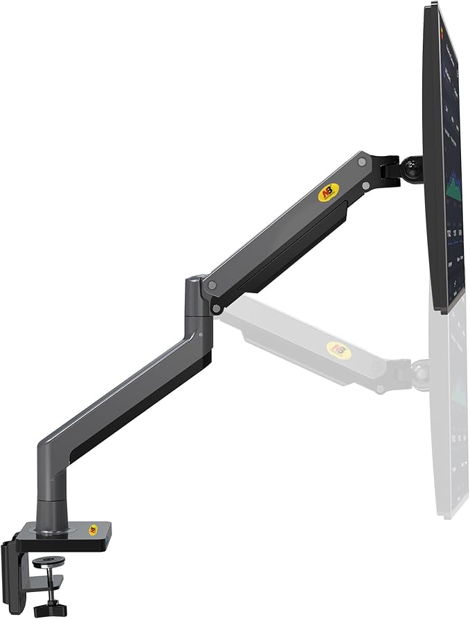 NB North Bayou Dual Monitor Arm Ultra Wide Full Motion Swivel Monitor Mount for 22''-32'' Monitors Load Capacity from 4.4 to 26.4lbs for Each Arm Height Adjustable Monitor Stand G35