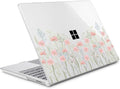 Case for 13.5" Microsoft Surface Laptop 5/4/3 with Metal Palm Rest ONLY 2019-2022 Release Models:1868/1951, Plastic Hard Shell Case with Keyboard Cover & Screen Protector, Floral C322