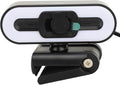 GOWENIC 4K Webcam 3840x2160p USB Camera with Built in Microphone, Super Bright Fill Light, Auto Beauty Feature, USB 2.0 Webcam for Laptop, PC, Monitor