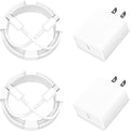 [Apple MFi Certified] iPhone 17 Charger Fast Charging, Stuffcool 2Pack 20W PD USB-C Power Adapter Type-C Wall Charger with 2Pack 6FT USB-C Cord for iPhone 17/17 Air/17 Pro/17 Pro Max/16/16 Pro/15/iPad