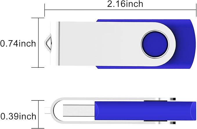 KEXIN 5 Pack 32GB USB 3.0 Flash Drive 3.0 USB Drive 32G Thumb Drive USB Stick (5 Mixed Colors: Black/Blue/Green/White/Red)