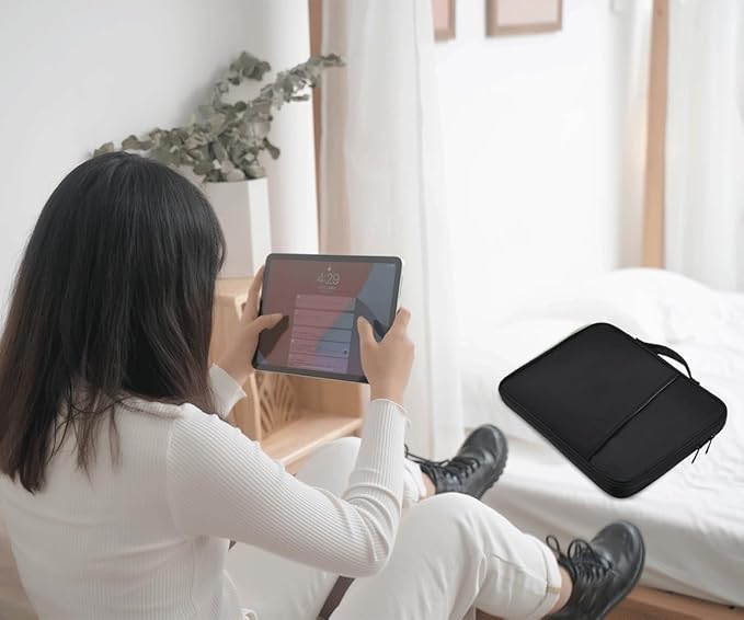 CAAORDKSO 11.6-12.4 Inch Laptop Tablet Sleeve Case Compatible with Lenovo ASUS Acer Dell HP Samsung 11.6" Laptop, Samsung Galaxy Tab S10+ S9+ Plus FE+/S8+/S7+ 12.4"/ 12.2" Chromebook Plus V2 Case Bag