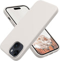 OTOFLY Compatible with iPhone 15 Case, Silicone Shockproof Slim Thin Phone Case for iPhone 15 (6.1 inch),(Stone)