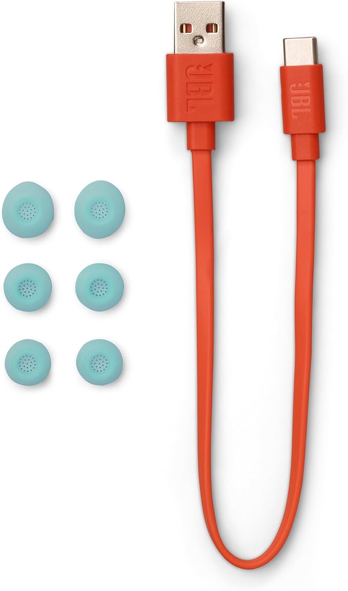 JBL Vibe Beam 2 - True Wireless Noise Cancelling Earbuds with JBL Pure Bass Sound & Smart Ambient Technology, 4mics for Crisp, Clear Calls, up to 40Hrs of Playback, IP54 Dust & Water Resistant (Blue)