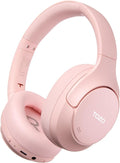 TOZO HT3 Hybrid Noise Cancelling Headphones, 90H Battery Life Wireless Over Ear Bluetooth 6.0 Foldable Headset, AI Voice Assistant with 5 Mics, Connect 2 Devices and Hi-Res Sound, 32 EQ Audio Presets