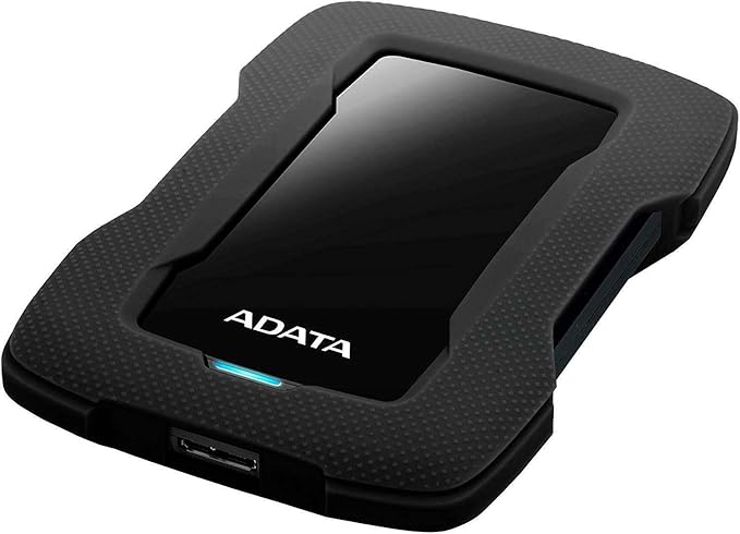 ADATA HD330 5TB USB 3.1 Shock-Resistant Extra Slim External Hard Drive Black (AHD330-5TU31-CBK)
