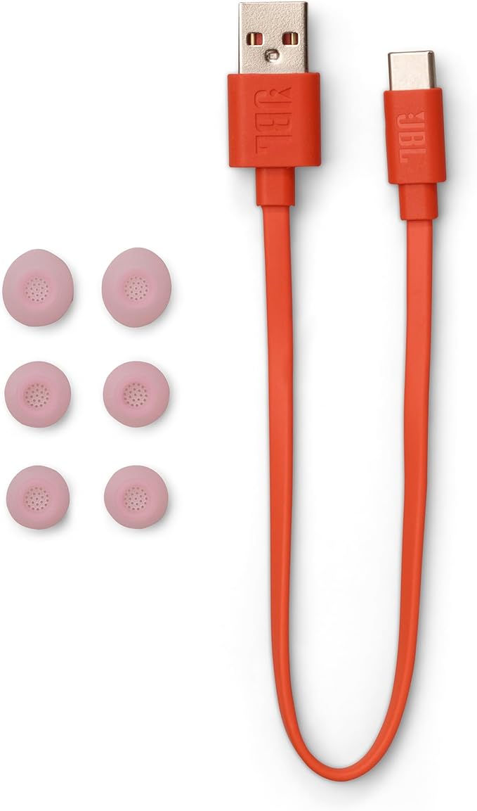 JBL Vibe Beam 2 - True Wireless Noise Cancelling Earbuds with JBL Pure Bass Sound & Smart Ambient Technology, 4mics for Crisp, Clear Calls, up to 40Hrs of Playback, IP54 Dust & Water Resistant (Pink)