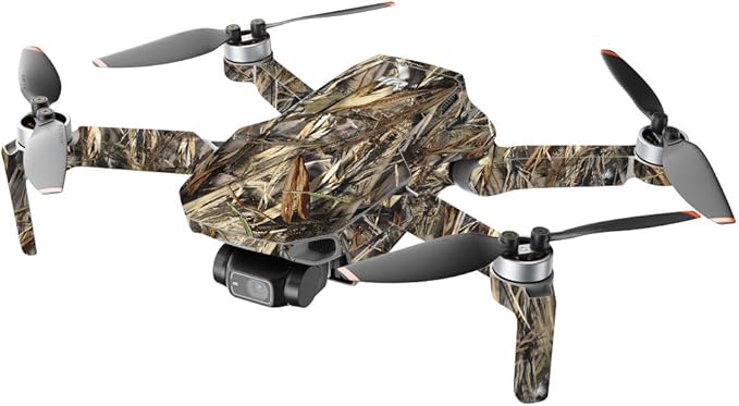 Mighty Skins Compatible with DJI Mini 2 Portable Drone - DRT Protective, Durable, and Unique Vinyl Decal wrap Cover Easy to Apply, Remove, and Change Styles Made in The USA (DJMAVMIN2021-Par-CAMO)