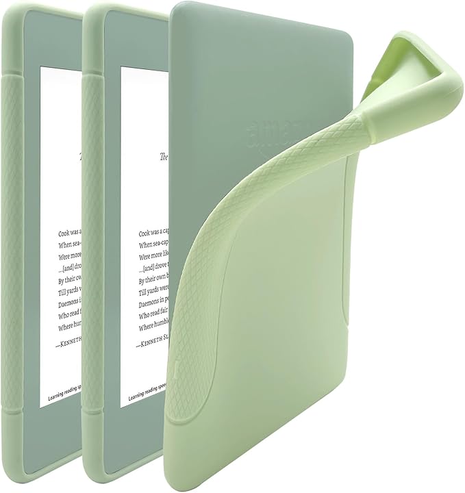 Case for All-New Kindle (11th Generation, 2024/2022 Release) - Slim Fit TPU Gel Protective Cover Case for All-New Kindle E-Reader 6", Matcha