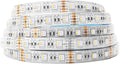 BTF-LIGHTING RGBW LED Strip Lights,UL Listed,5050 4 Colors in 1 RGB + 2700K-3000K Warm White,24V DC,16.4ft/5m 60LEDs/m 12mm White PCB, IP65 Waterproof for Home Decoration(No Adapter or Controller)