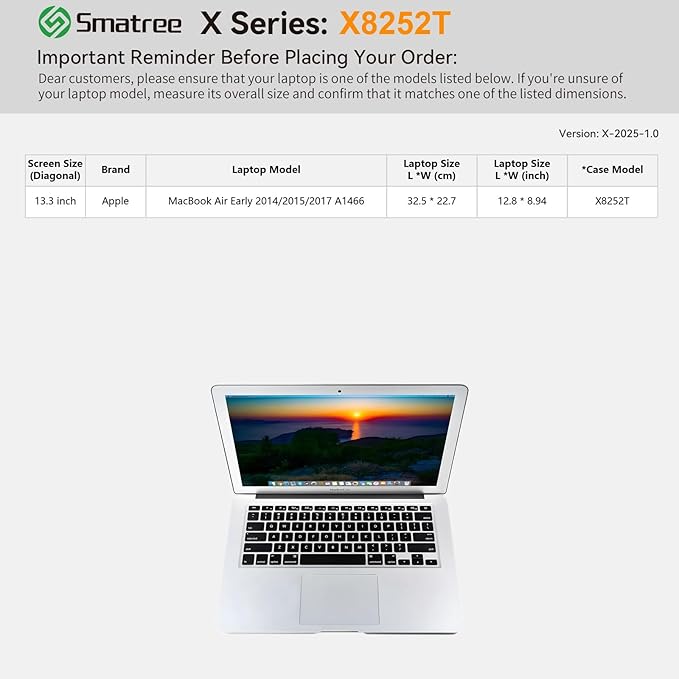 Smatree Hard EVA Protective Sleeve Case Compatible for 13.3 inch Apple MacBook Air 2009/2010/2011/2012/2013/2014/2015/2017/A1466/A1369/A1304, for 13.3 inch Apple MacBook Pro 2012/A1278, Green(X8252TG)