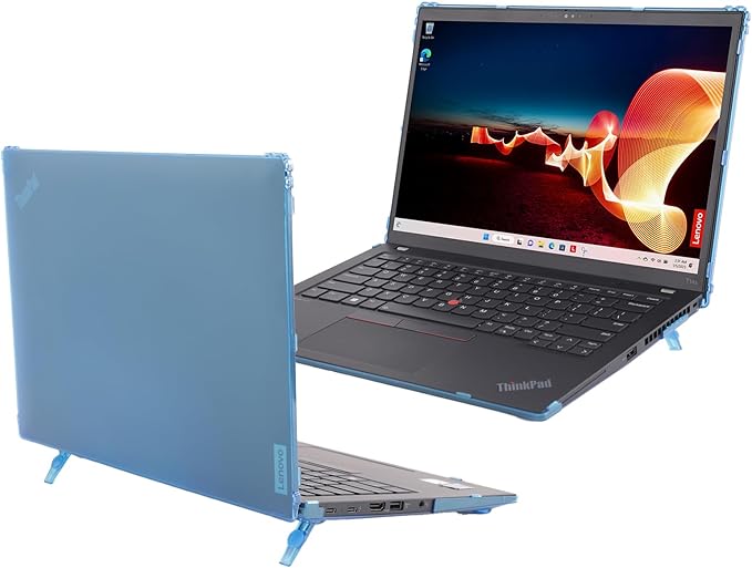 mCover Hard Case ONLY Compatible for 2023-2024 14" Lenovo ThinkPad T14s Slim Gen 3 / Gen 4 Windows PC (with 180° Hinge, NOT Fitting Any Other Lenovo Models) - Aqua