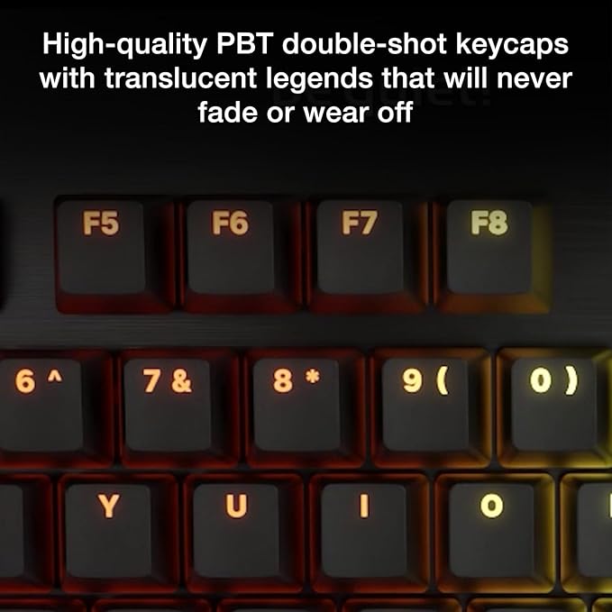 be quiet! Dark Mount Mechanical Keyboard | Linear | Hot-Swappable Lubricated Silent Switches | Detachable Numpad and Media Dock | Programmable ARGB Keys | Quality PBT Double Shot Keycaps | BT001US