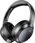 Hybrid ANC Wireless Over-Ear Headphones, 100H Playtime, Hi-Res Audio, Bluetooth 6.0, Multi-Mode Noise Cancellation, Comfort Fit, iOS & Android Compatible, Foldable Design, Travel-Friendly (Black)