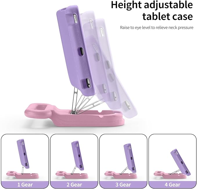 Kids Case for iPad 9th/8th/7th Gen 10.2 inch,Cute Shockproof EVA Case with Handle & Stand, Child-Friendly Drop-Proof case for iPad 10.2 2021/2020/2019