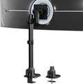 Monitor-Arm Ultrawide Heavy Duty 24-57'' - Aluminum Single Monitor Mount Holds up to 59.4lbs, Adjustable Desk Mount Stand, VESA 75/100 mm, Black