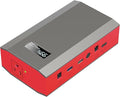 ZeroKor Portable Power Bank with AC Outlet, 65W External Battery Power Pack Portable Laptop Charger Power Source Backup for Outdoor RV Tent Camping Home Smart Device Emergency -Grey Red
