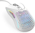 Glorious Gaming - Superlight Wired PC Gaming Mouse with Honeycomb Shell, 6 Programmable Buttons, RGB Lighting & PTFE Skates - Model D 2, Matte White
