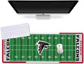 Large Gaming Mouse Pad, Mousepad with Non-Slip Rubber Base for Laptop Computer Desktop Keyboard,Football Fans Red Design Boy Mat Husband Gift