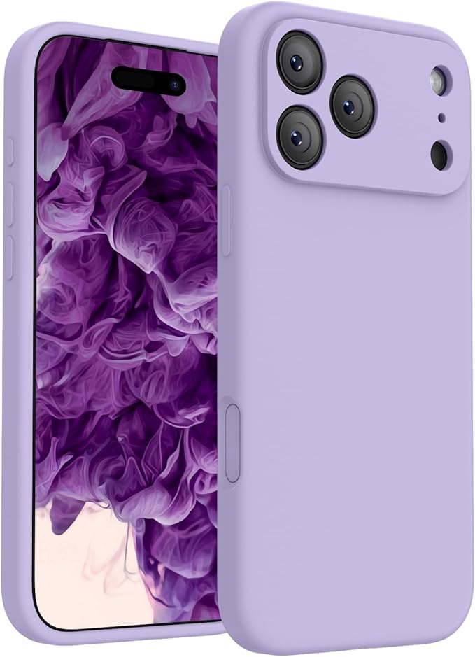 FireNova Magnetic for iPhone 17 Pro Case, Compatible with MagSafe, [Integrated Silicone Camera Control Button] [Camera Protection] Anti-Scratch Microfiber Lining Phone Case, 6.3", Clove Purple