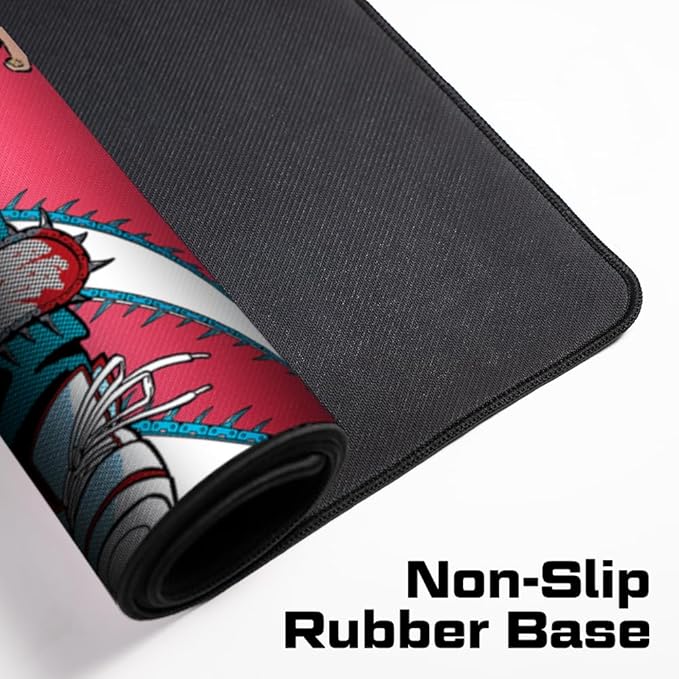 Starforge - Chainsaw Man - Chainsaw Man Gaming Desk Mat – Large Extended Mouse & Keyboard Pad