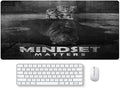 Inspirational Positive Quote Large Mouse Pad Hungry for Success Motivational Mouse Pads for Desk Success Hard Work Mouse Pads for Desktop Keyboard Pad XXL Mouse Pad for Office 31.5"X15.7"