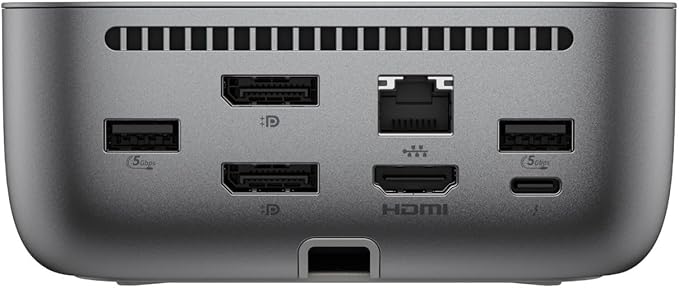 HP 180W G6 Thunderbolt 4 Ultra Dock Port Replicator Bundle w/DKZ Hub (Universal Thunderbolt/USB-C Docking Station, Single Cable for Charging, Data Transfers to Any Brand Laptop) 9X481UT#ABA