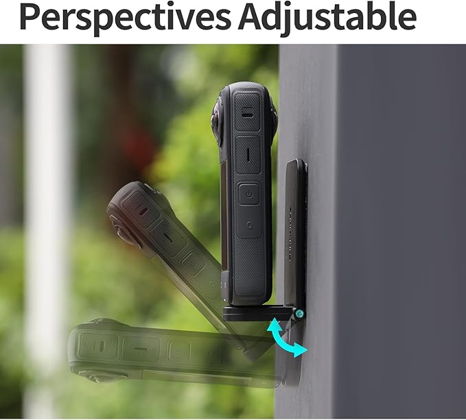 Magnetic Mount Stand Compatible with Insta360 X4 X5, with 1/4″ Screw Action Camera Accessories for Insta 360 x5/x4/x3/go 3s/DJI Osmo Pocket 3/GoPro Hero 13/12 Quick Fixation