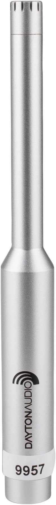 Dayton Audio EMM-6 Precision Omnidirectional Electret Condenser Microphone for Room Acoustic Analyzers and Audio Measurement Systems, Calibration Data File with Response Graph Included