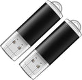 Generic 2-Pack 256GB USB Flash Drive| Ultra-Fast | Plug & Play | for Students, Professionals, Content Creators(2 Pack Plastic USB Black, 256GB)