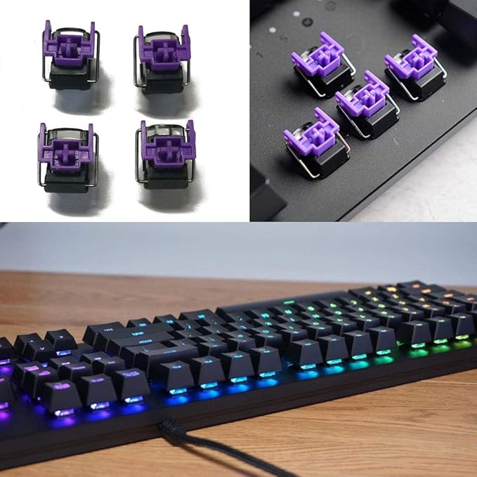 Pcs Purple Optical Switches Hot Swap Switch for Razer Huntsman Gaming Mechanical Keyboard