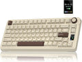 AULA S75 PRO Wireless Mechanical Keyboard with Screen&Knob, 75% Hot Swappable Gaming Keyboard with Pre-lubed Switches, RGB Backlit, PBT Keycaps, Creamy Sounding Computer Keyboards