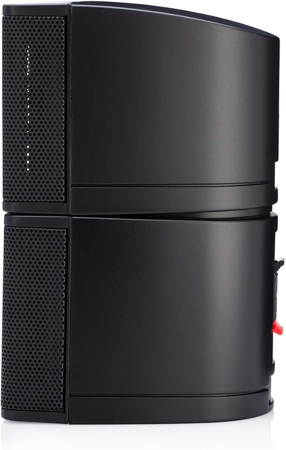 Pure Resonance Audio MC2.5B Dual 2.5” Swiveling Surround Sound Mini Cube Speaker (Pair, Black) (Without Brackets)